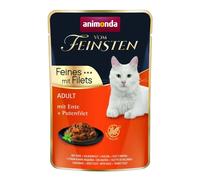 ANIMONDA Vom Feinsten Fines avec filets Adulte – Canard et filet de dinde – 85 g