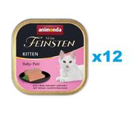 ANIMONDA Vom Feinsten Kitten Baby Pate Pâtée pour chatons à partir de la 4e semaine 12x100 g