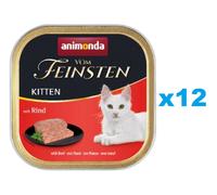 ANIMONDA Vom Feinsten Kitten Boeuf pour chatons 12x100 g