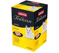 animonda vom Feinsten Kitten Nourriture Humide pour Chat avec volaille (6 x 100 g) - Nourriture Humide pour Chatons sans céréales - sans Sucre - avec ingrédients charnus Frais