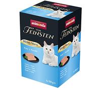 animonda vom Feinsten Menu Doux Dinde + Truite (6 x 100 g), Nourriture pour Chat sans céréales Humide sans Sucre, Facile à digérer avec Viande de Dinde