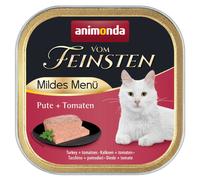ANIMONDA Vom Feinsten Mild Menu Dinde & tomates pâtée pour chat 100 g