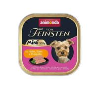 ANIMONDA Vom Feinsten Mini au poulet, au canard et au persil Nourriture humide pour chiens de petites races 100g