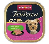 Animonda 100gx32 Vom Feinsten Chien - Adulte Mini avec Bœuf, Canard & Origan