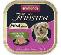 Animonda vom Feinsten Mini Senior au poulet, sauvage et origan 100 g