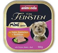 Animonda vom Feinsten Mini Senior avec poulet, lapin et basilic 100 g