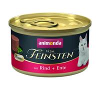 ANIMONDA PETFOOD - Vom Feinsten Mousse pour chats - bœuf & canard - 6 x 85 g