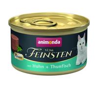 ANIMONDA Vom Feinsten Mousse au poulet et au thon 85g mousse pour chats