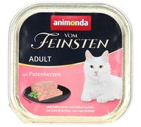 ANIMONDA Vom Feinsten Nourriture humide pour chats adultes à base de cœur dinde Aliment 100 g