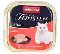 ANIMONDA Vom Feinsten Nourriture humide pour chats séniors à base de bœuf Aliment 100 g