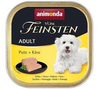 animonda Vom Feinsten Nourriture Humide pour Chiens Adultes - Dinde + Fromage - 22 x 150 g