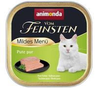 animonda Vom Feinsten Nourriture pour Chat Adulte - Menu Doux - Dinde Pure - 32 x 100 g