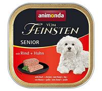 animonda Vom Feinsten Senior Nourriture pour Chien Adulte au bœuf + Poulet 22 x 150 g