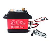 ANIMOO Servo Numérique Couple élevé 20KG Plein Engrenage métallique Imperméable à l'eau pour RC modèle DIY, Angle de contrôle de 270 °