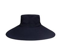 ANIMQUE Unisexe Chapeau de Soleil Super Large Bord Chapeau de Bobs Respirant Engrener Été Outdoor Chapeau de Protection Solaire Mentonnière Réglable, B Bleu Marine 56-60cm