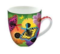 Animug - Papillon de Deluxebase. Grande tasse en céramique de 450 ml. La tasse papillon est un excellent ajout à vos tasses et mugs ou une idée de cadeau mignon et amusant.