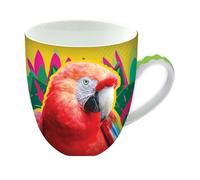 Animug - Perroquet de Deluxebase. Grande tasse en céramique de 450 ml. La tasse perroquet est un excellent ajout à vos tasses et mugs ou une idée de cadeau mignon et amusant.