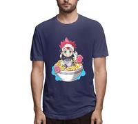 Animw Food Wars Soma Yukihira Men's Short Sleeve Solid Crew Neck T-Shirt Manches Courtes(3X-Large)