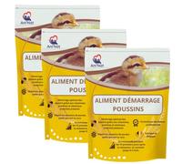 AniNat Aliment démarrage pour Poussins, Nourriture 1er âge avec vitamines, protéines et minéraux, huiles essentielles. Adapté dès la Naissance. (3 x 1,8kg)