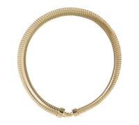 Anine Bing - Collana catena a spirale - Femme - Accessoires - Jaune - Taille: ONE Size