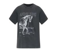 Anine Bing, Femme, Tops, Gris, Taille: 36 FR Lili Tee Horse