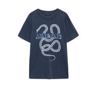 Anine Bing, Femme, Tops, Gris, Taille: 40 FR Lili Tee Snake