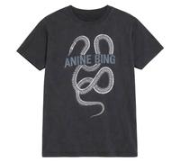 Anine Bing, Femme, Tops, Noir, Taille: 40 FR Lili Tee Snake