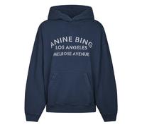 Anine Bing - Harvey SweaT-shirt Melrose Stencil - Femme - Sweatshirts et sweats à capuche - Bleu - Taille: 42 FR