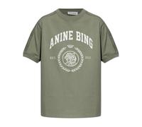 Anine Bing - Jaylin T-Shirt - Homme - Tops - Vert - Taille: XS