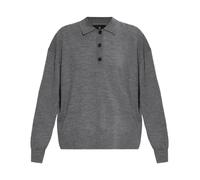 Anine Bing - Lee Polo Sweater - Femme - Tops - Gris - Taille: 42 FR
