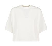 Anine Bing - Myers Cropped Tee Framed Monogram - Femme - Tops - Blanc - Taille: 38 FR