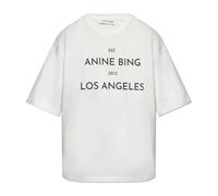 Anine Bing - Rudy T-shirt - Femme - Tops - Blanc - Taille: 36 FR