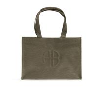 Anine Bing - Sac Shopper Lara - Femme - Sacs - Vert - Taille: ONE Size