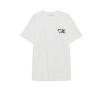 Anine Bing - Walker Empowerment T-Shirt - Homme - Tops - Blanc - Taille: M