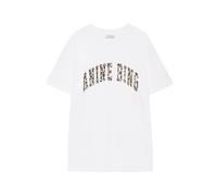Anine Bing - Walker Tee - Femme - Tops - Beige - Taille: 38 FR