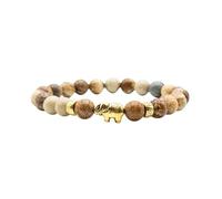 aninu Bracelet éléphant et GPS Live Tracking - Bracelet comme bijou pour femme cadeau en pierre naturelle, bracelet d'énergie fabriqué à la main avec perles, bracelet pour femme avec signification