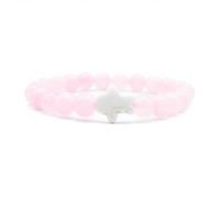 aninu Bracelet Pingouin avec App Suivi - Adoption Symbolique Pingouin Antarctique, Pierre Naturelle Élastique Bracelet Amitié Couple Distance Mère Fille Porte-Bonheur Cadeau Femme Homme Enfant