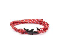 aninu Bracelet Requin avec App de Suivi - Adoption Symbolique Requin, Bracelet Surfeur Paracord Pendentif Requin Acier, Amitié Couple Cadeau Homme Femme Enfant, 7 Couleurs