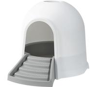 AniOne Bac à litière Igloo Blanc