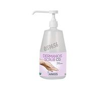 Anios 2082523 CG Dermanios Scrub avec Pompe, Bidon 1L, Lot de 12