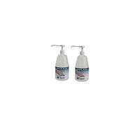 Anios Gel Hydroalcoolique 85 NPC 1 litre - Lot de 2 Flacons avec Pompe Vissée débit 3 ml