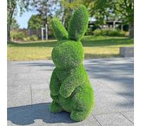 AniPlants, Figurine d'herbe, "Lapin" debout, Décoration de jardin, 105cm