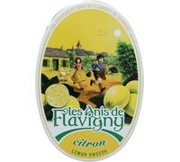 Anis de Flavigny - Bonbons authentiques à l'anis dans une boîte ovale 50 g - Citron | Tradition & Plaisir artisanal