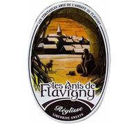 Anis de Flavigny - Bonbons authentiques à l'anis dans une boîte ovale 50 g - Réglisse | Tradition & Plaisir artisanal