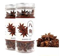 Anis Étoilé Entier, 120g, Gousses Naturelles, Végalien, Sans Gluten et Non-OGM. Séchées au Soleil, Idéal pour la Cuisine, Pâtisserie et Thés