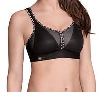 Anita Air Control Delta Pad Soutien-Gorge de Sport, Noir/Kalahari, 100B Femmes