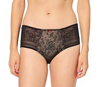 Anita Culotte Profonde Fleur Slip, Noir, 38 Femme