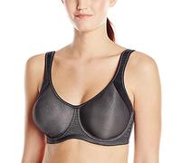 Anita - Culottes et soutien-gorge - Soutien-gorge de sport - Bretelles multipositions Femme, Noir, 80D