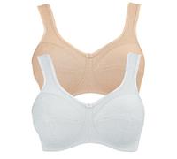 Anita - Lot de 2 Soutien-Gorge d'allègement sans Armature Jana 5427 - Femme - Deep Sand - Blanc - 105F