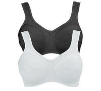 Anita - Lot de 2 Soutien-Gorge d'allègement sans Armature Jana 5427 - Femme - Noir-Blanc - 110F